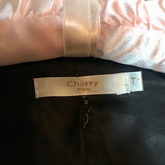 Cherry Paris Boho Black Shag Jacket Size Small - Picture 6 of 8